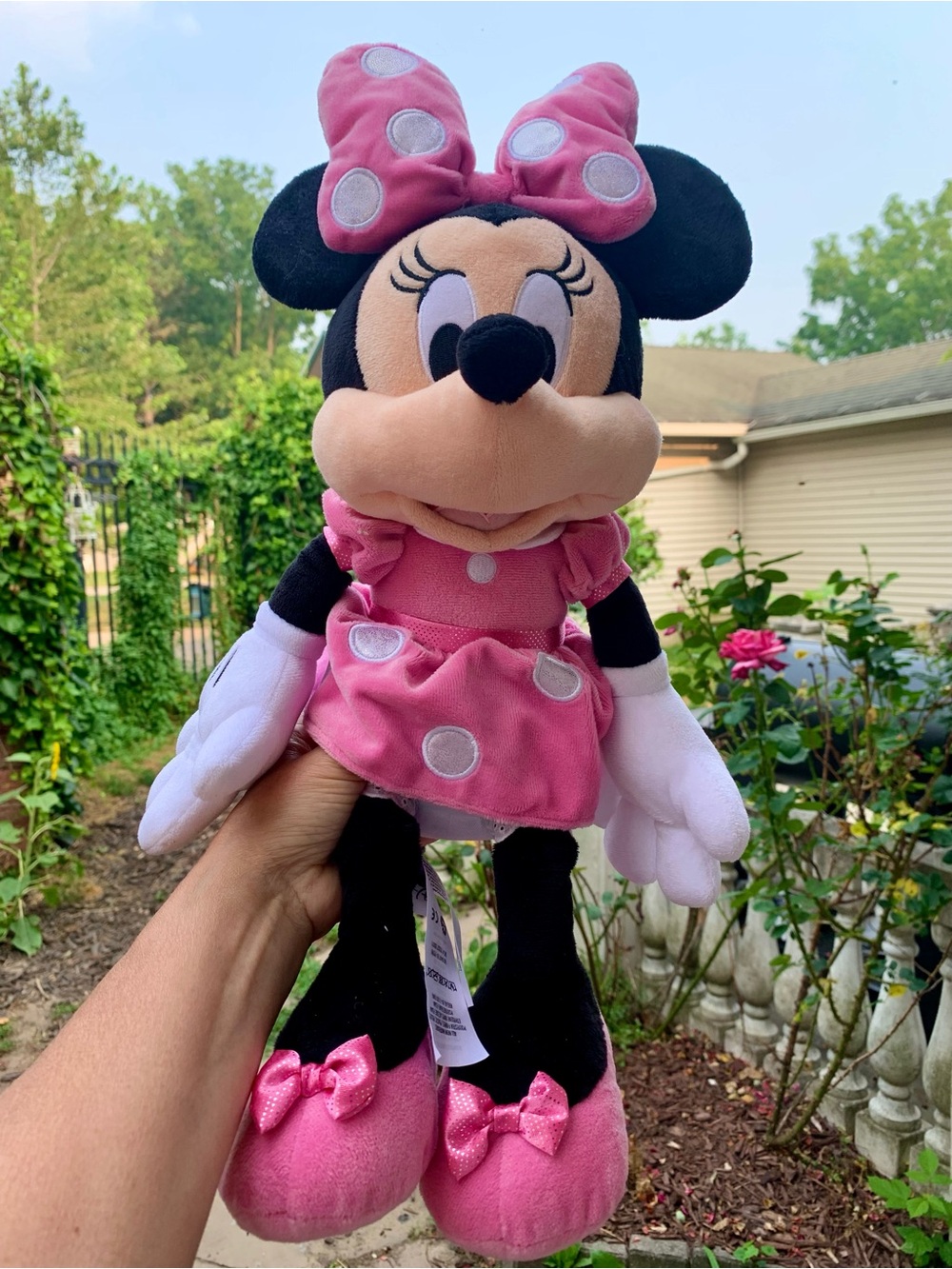 Disney Store Minnie Mouse Soft Plush 17”